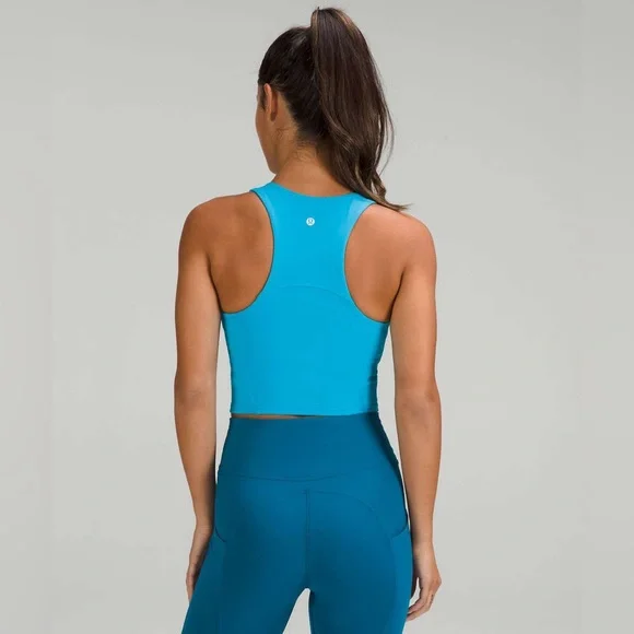 NWT Lululemon Invigorate Training Tank Top Turquoise Tide - Size 6 - Picture 4 of 7